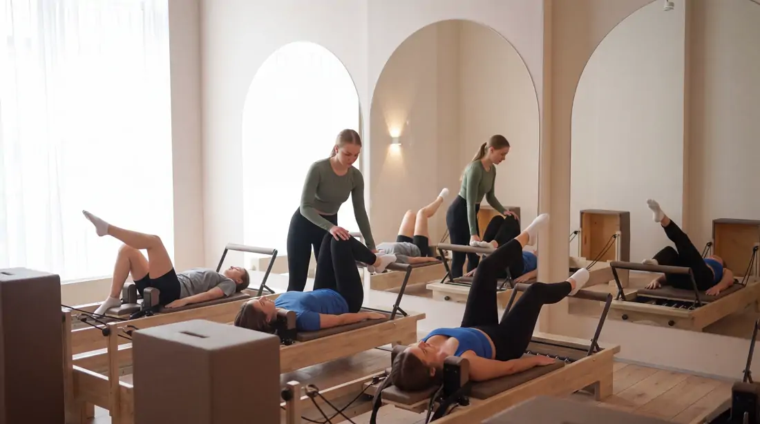 Studio Pilates Reformer en entreprise